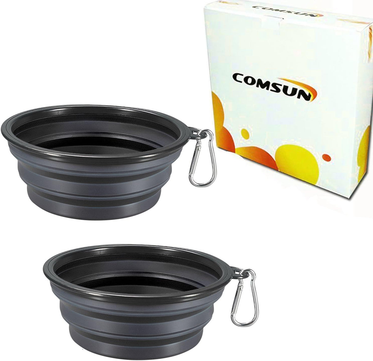 2-Pack Collapsible Travel Dog Bowls - view 6
