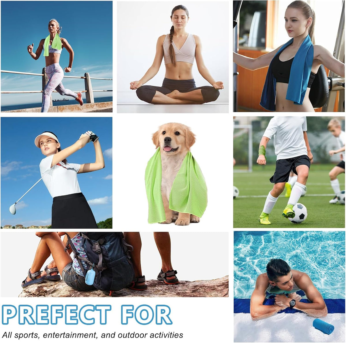 4-Pack Instant-Cooling Sports Towels - view 7