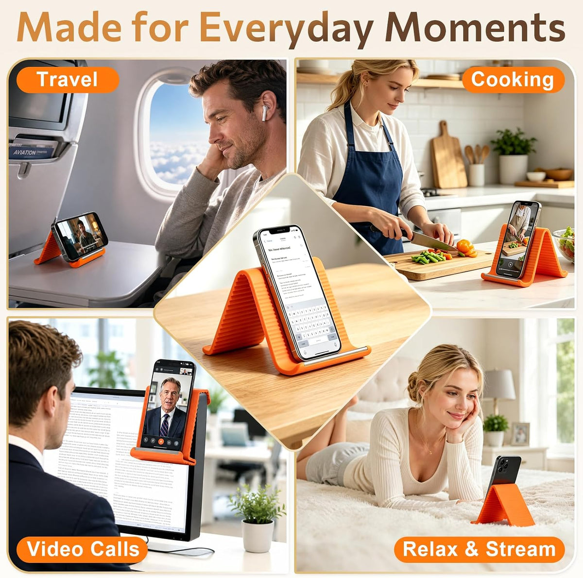 Flexible Foldable Phone Stand - view 7