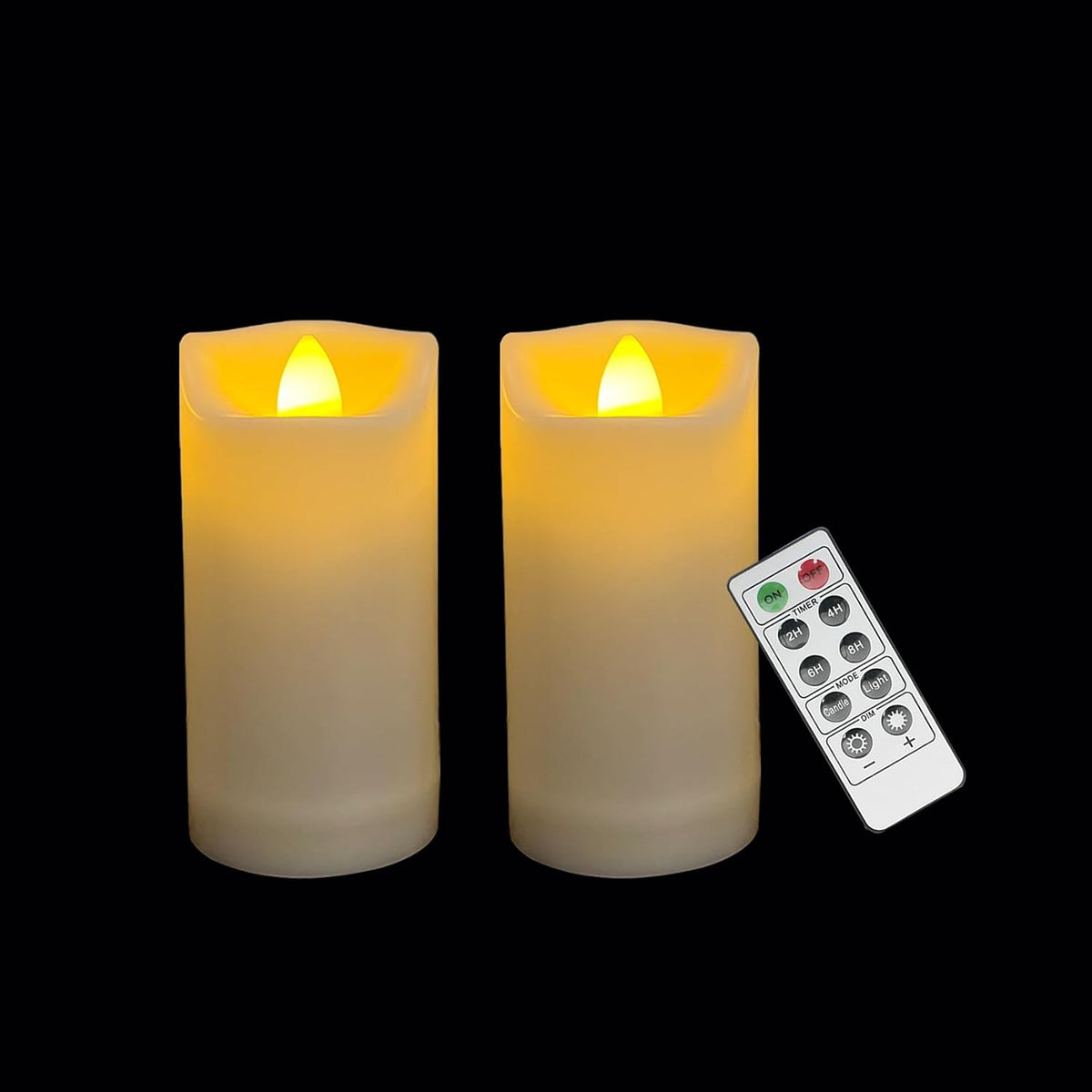 2-Pack LED Flameless Outdoor Candles - view 8