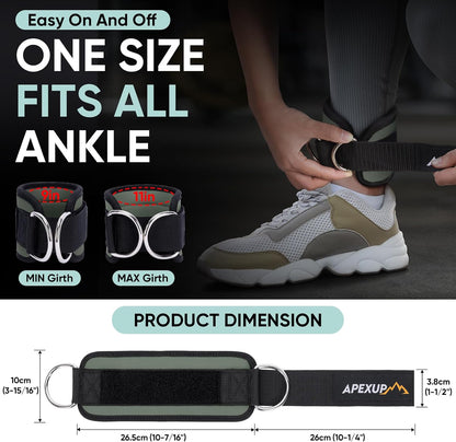 Padded Cable-Machine Ankle Strap - view 2
