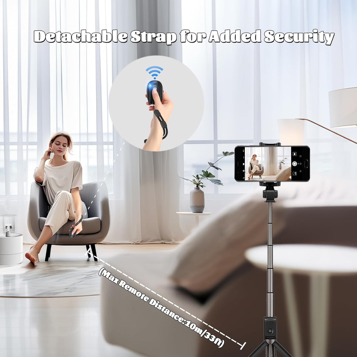 Rechargeable Bluetooth Camera Remote – 2 Pack - view 5