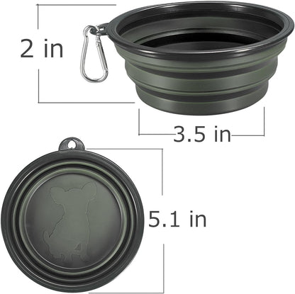 2-Pack Collapsible Travel Dog Bowls - view 2