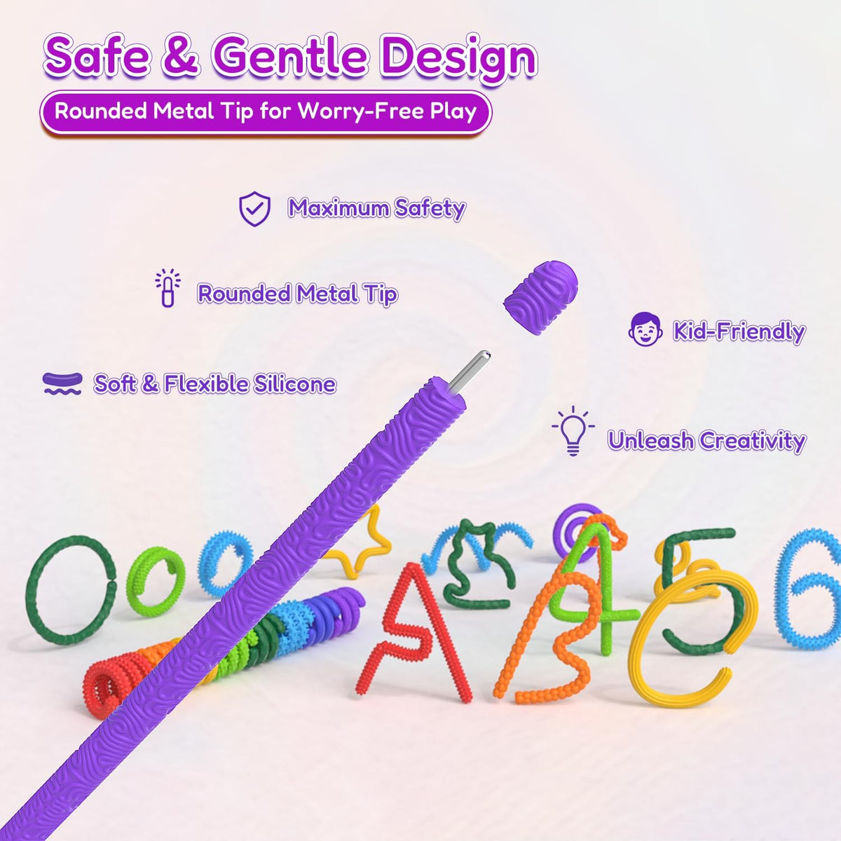 8-Pack Stretchy Sensory Fidget Toys - view 6