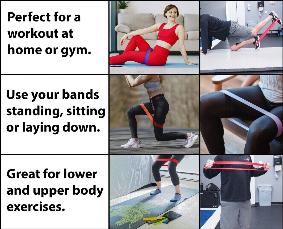 Heavy-Duty Resistance Band Loop Set - view 4