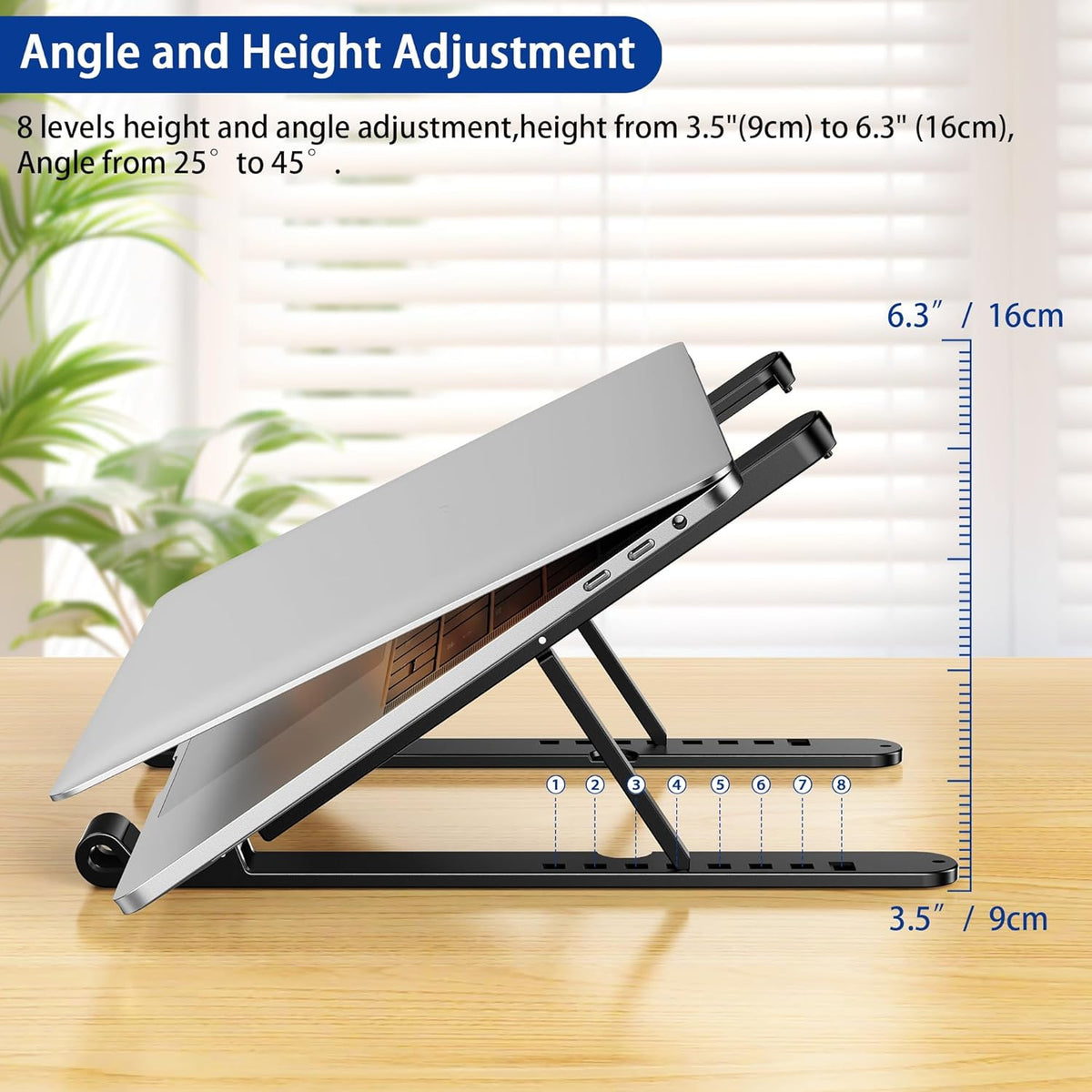 Adjustable Foldable Ergonomic Laptop Stand - view 6
