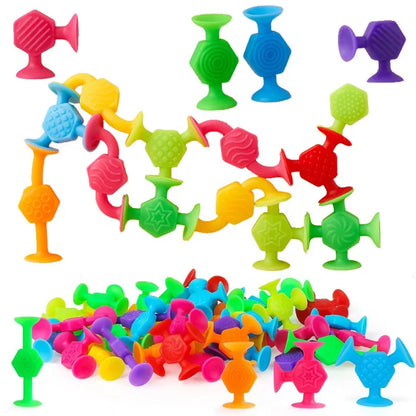 25-Piece Suction-Cup Building Toy Set - view 2
