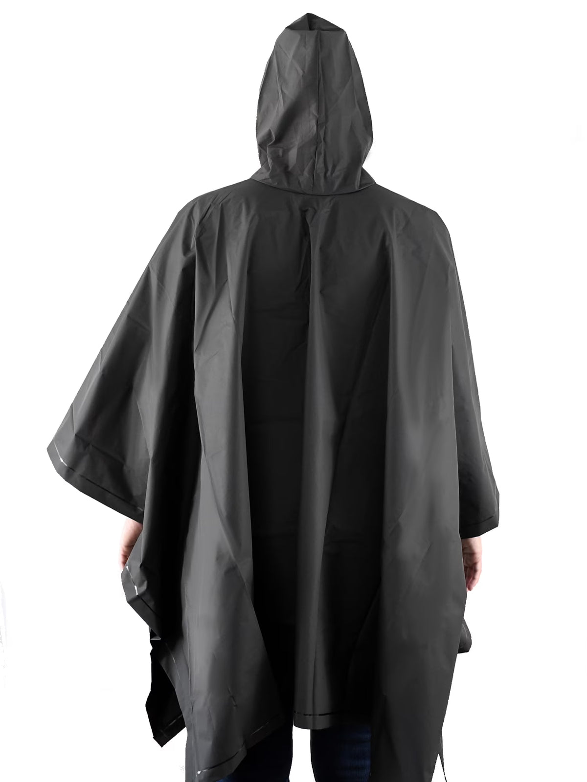 Packable Reusable Rain Poncho - view 2