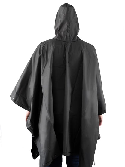 Packable Reusable Rain Poncho - view 2