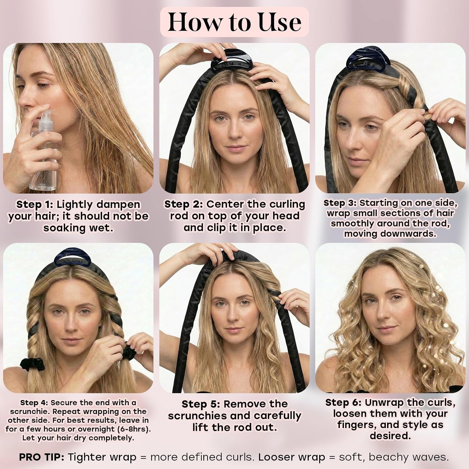Velvet Heatless Curling Set - view 6