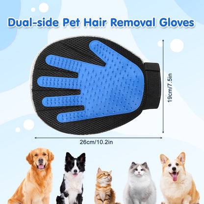 Dual-Sided Pet Grooming & Hair Removal Glove - view 5