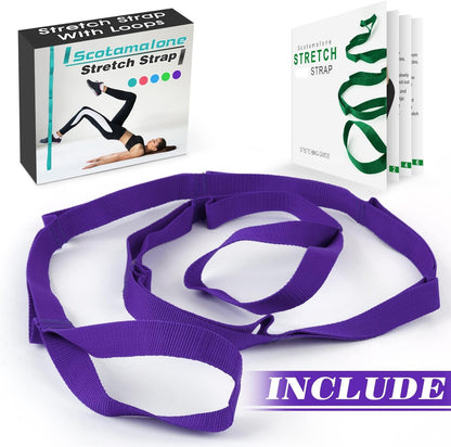 10-Loop Yoga Stretching Strap - view 2