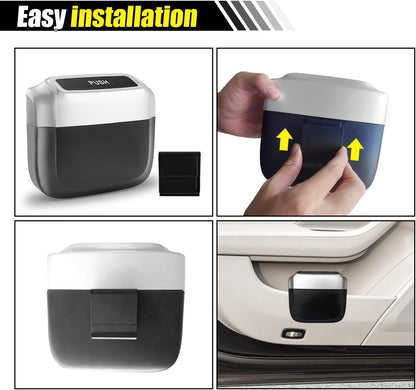 Leakproof Mini Car Trash Can with 30 Bags - view 6
