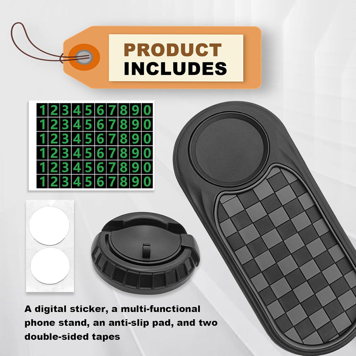 Anti-Slip Dashboard Phone Holder & Parking Display - view 7