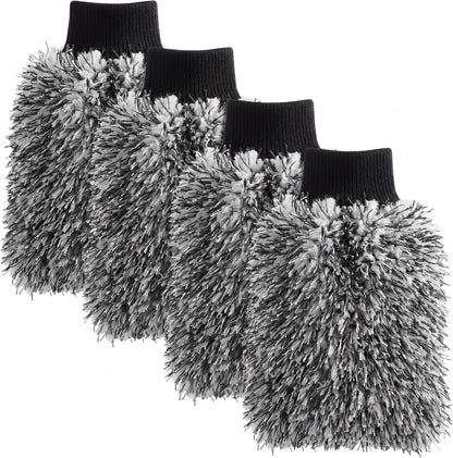 4-Pack Scratch-Free Microfiber Car Wash Mitts - view 8