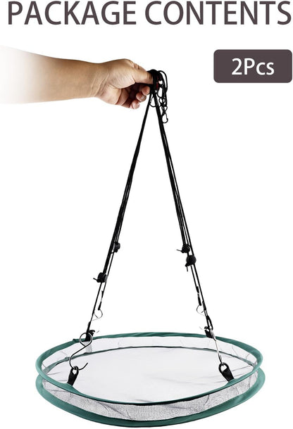 2-Pack Hanging Outdoor Bird Feeder Trays - view 7
