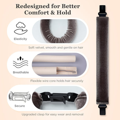 Heatless Overnight Curling Rods – 4 Piece Set - view 4