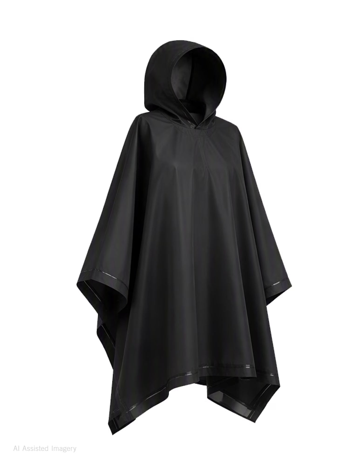 Packable Reusable Rain Poncho