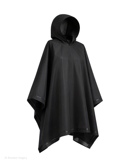 Packable Reusable Rain Poncho
