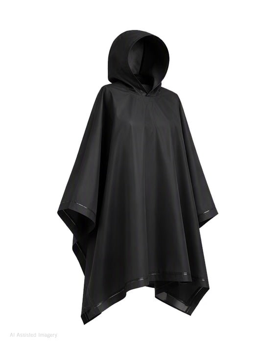 Packable Reusable Rain Poncho