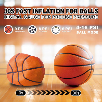 Portable Digital Tire Inflator Air Compressor - view 9