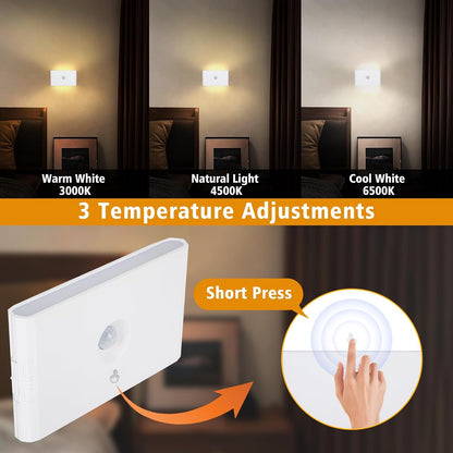 Rechargeable Motion-Sensor Night Lights – 2 Pack - view 4