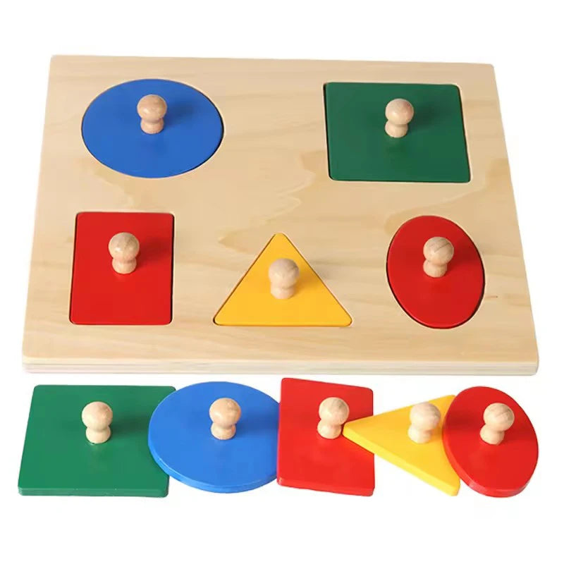 Montessori Wooden Shape Puzzle - view 6