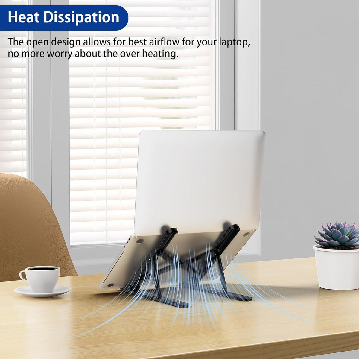 Adjustable Foldable Ergonomic Laptop Stand - view 4