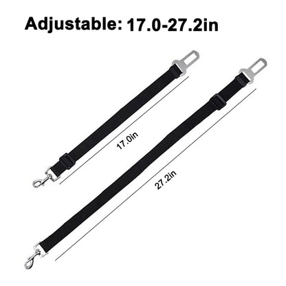 2-Pack Adjustable Dog Car Seatbelt Tethers - view 2