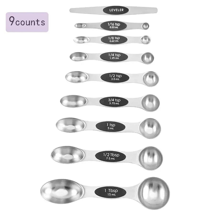 Magnetic Stainless-Steel Measuring Spoon Set - view 11