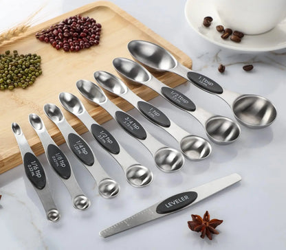 Magnetic Stainless-Steel Measuring Spoon Set - view 4