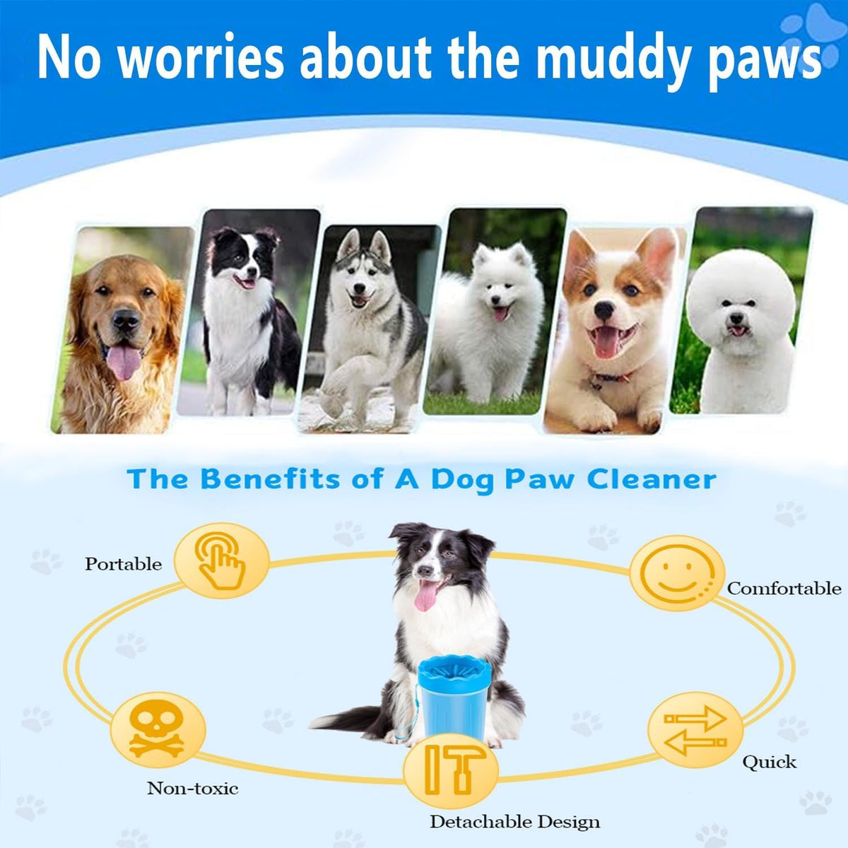 Portable Dog Paw Cleaner Set - view 5