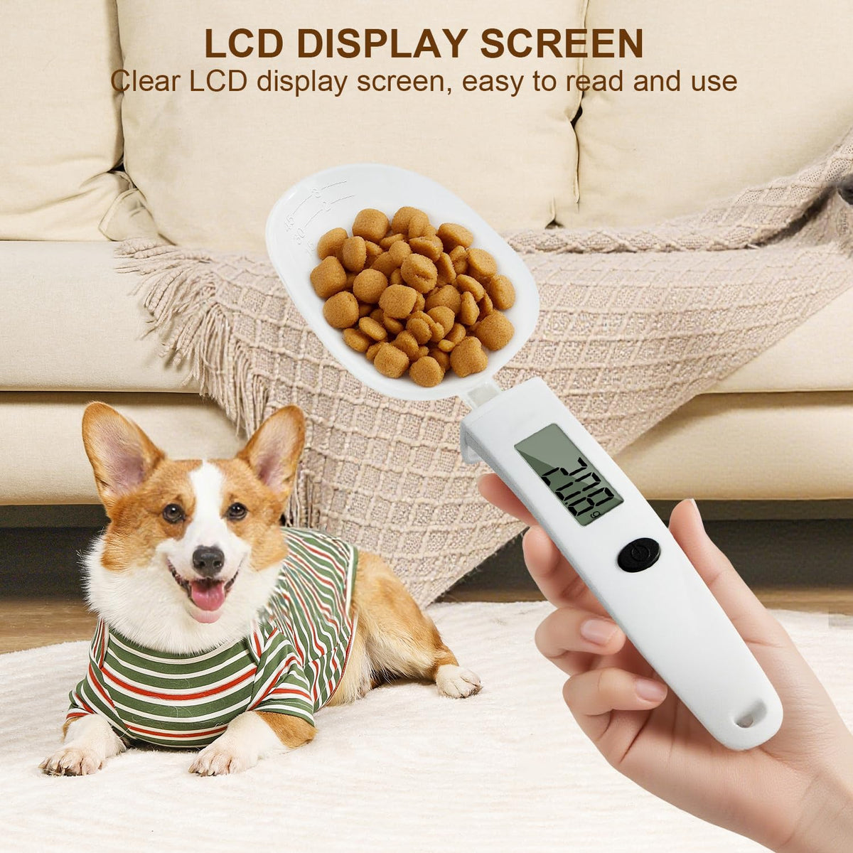 Digital Measuring Spoon Scale with LCD Display - view 3