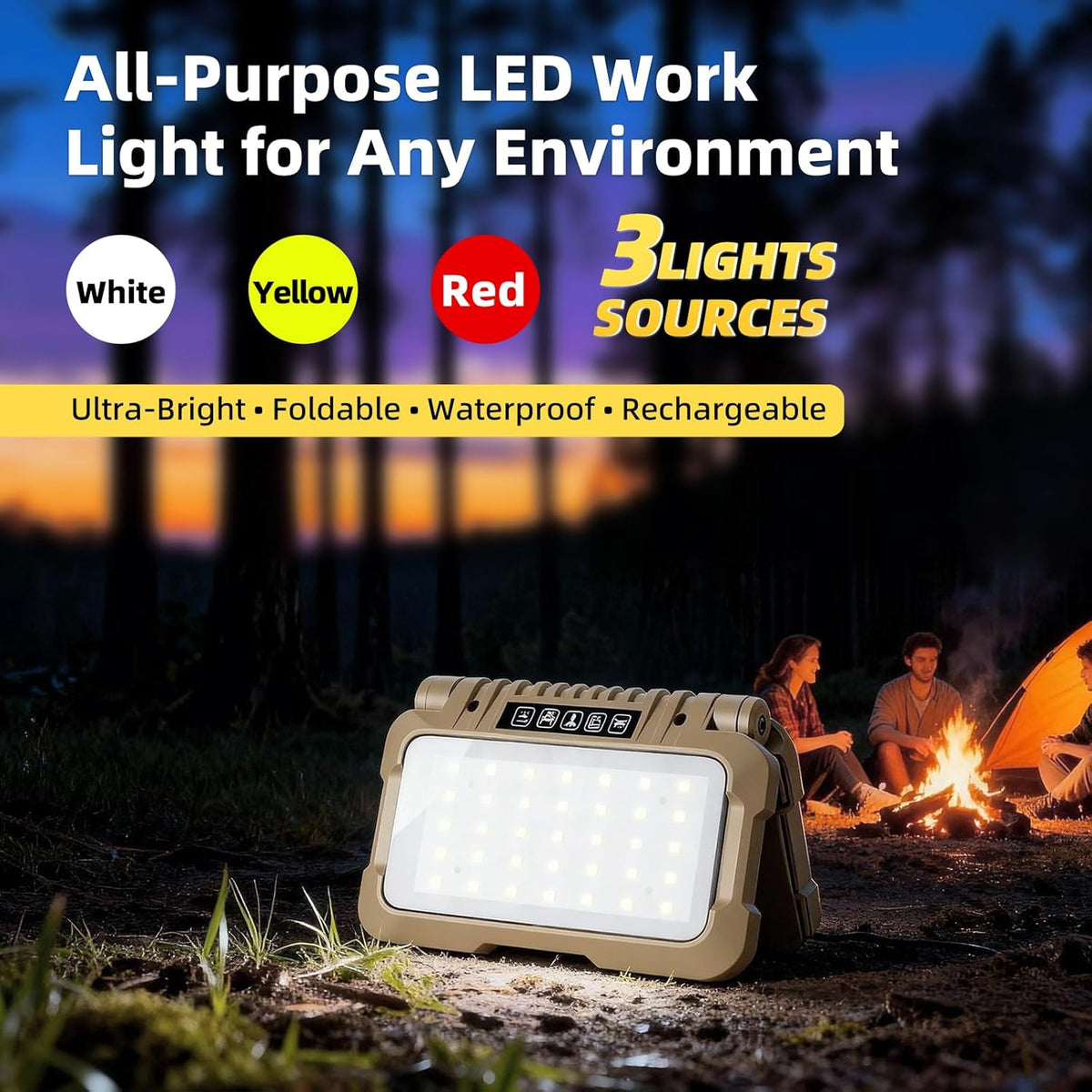 Rechargeable Folding Camping Lantern - view 2