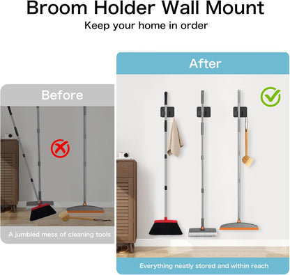 Self-Adhesive Broom & Mop Holders – 4 Pack - view 7