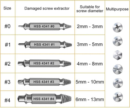 Damaged Screw Extractor Set - view 7