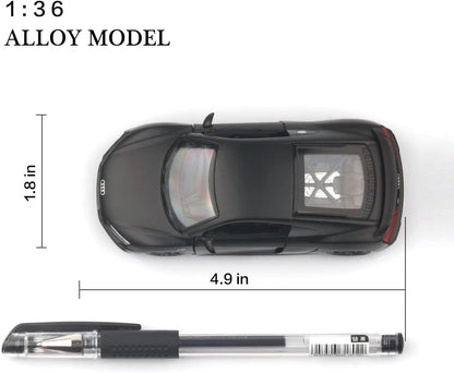 1:36 Audi R8 Pull-Back Diecast Model Car - view 4