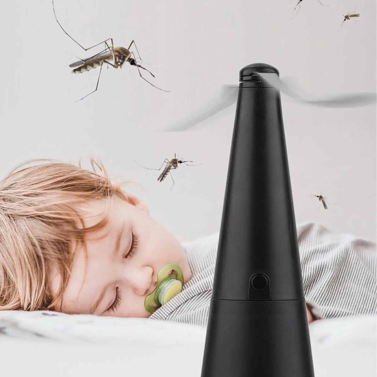 USB Fly-Repellent Fan for Outdoor Dining - view 5