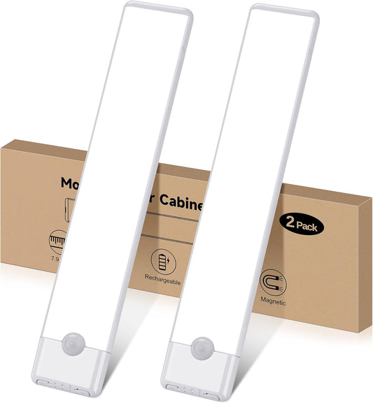 2-Pack Rechargeable Motion-Sensor Lights