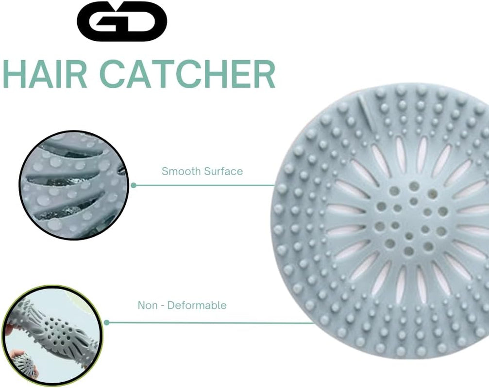 Silicone Drain Hair Catchers – 4 Pack - view 6