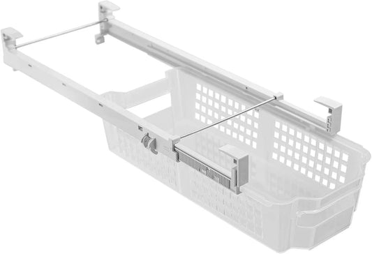 Adjustable Pull-Out Fridge Storage Drawer