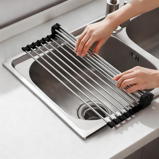 Premium Roll-Up Over-the-Sink Dish Drying Rack