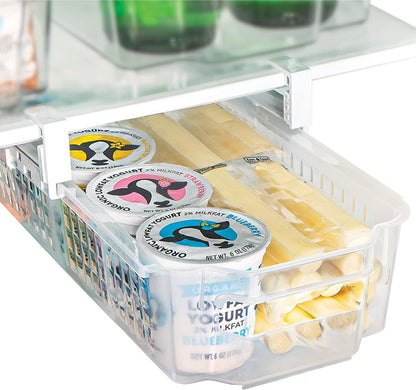 Adjustable Pull-Out Fridge Storage Drawer - view 2