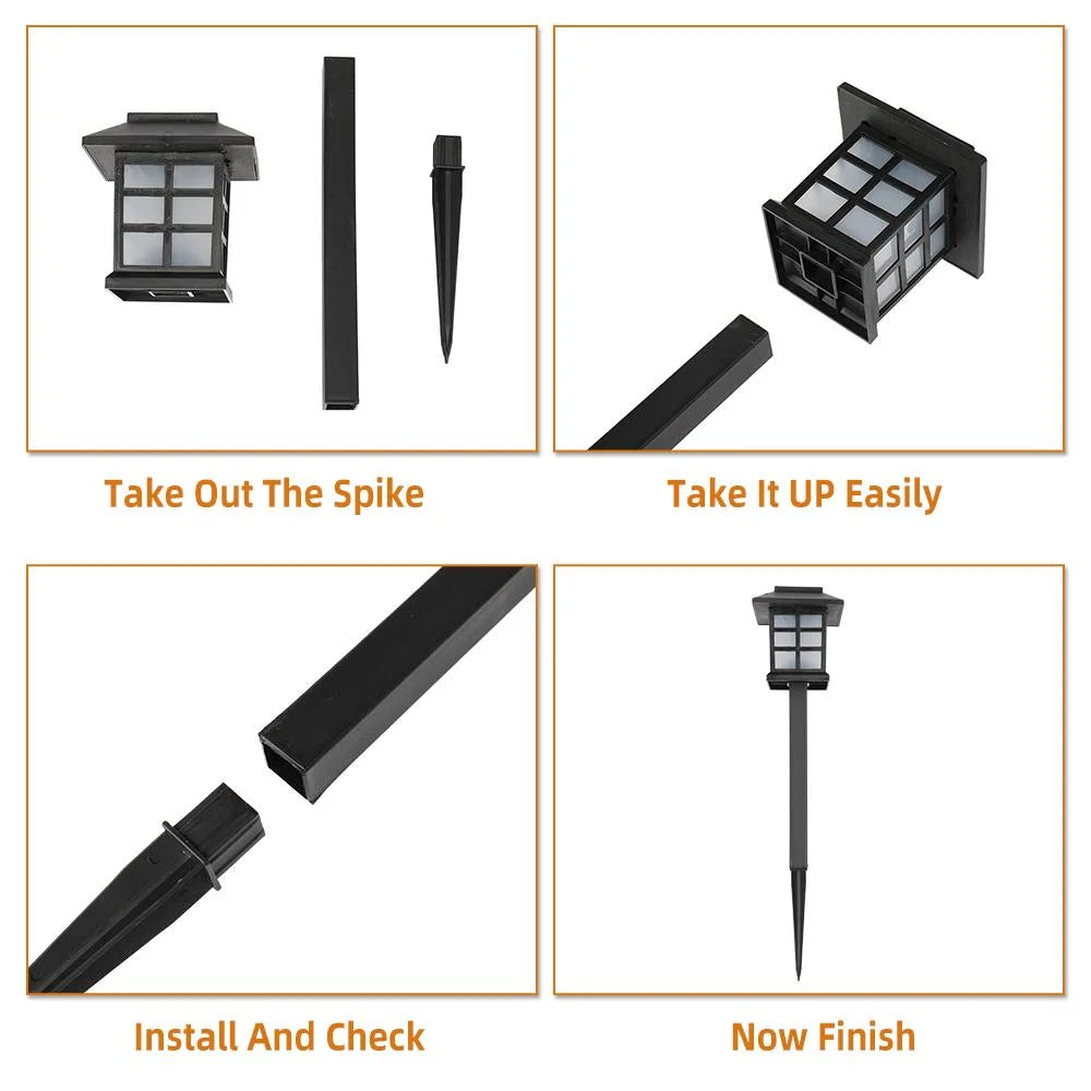 6-Pack Solar Pathway Garden Lights - view 4