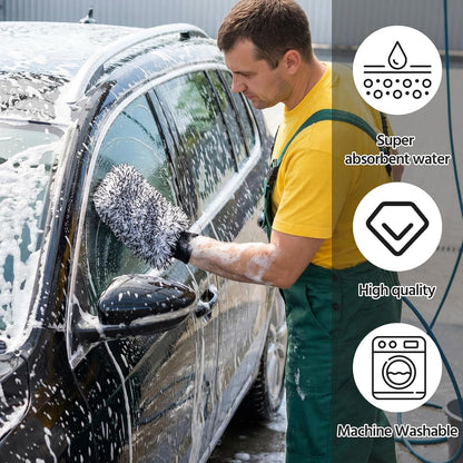 4-Pack Scratch-Free Microfiber Car Wash Mitts - view 4