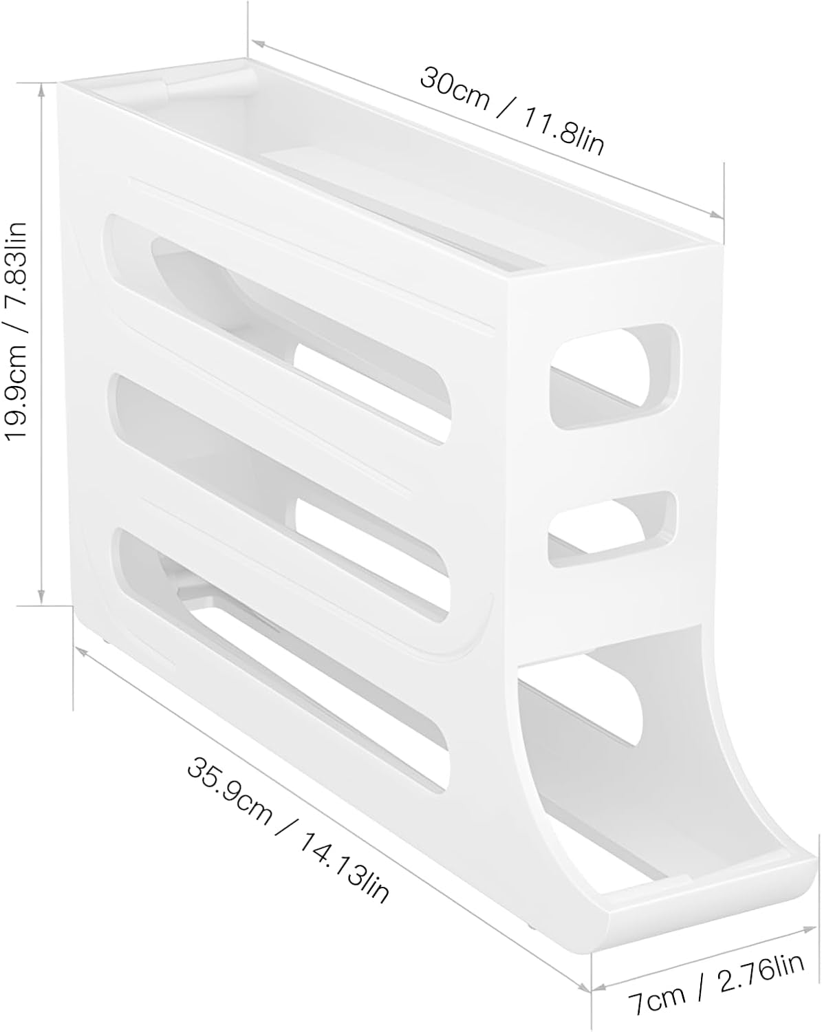 Automatic Rolling Refrigerator Egg Holder - view 5