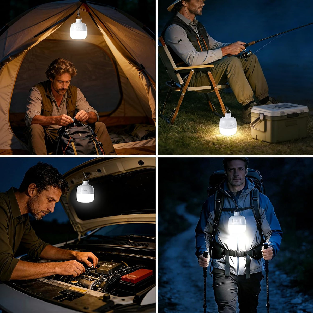 Rechargeable 1200-Lumen Camping Lantern - view 8