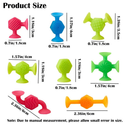 25-Piece Suction-Cup Building Toy Set - view 7