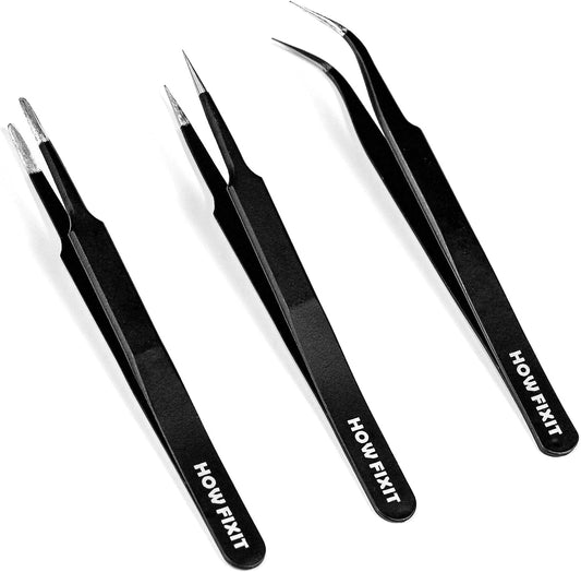 ESD-Safe Precision Tweezer Set