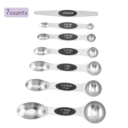 Magnetic Stainless-Steel Measuring Spoon Set - view 14